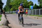 Annett Lampe hatte trotz aller Strapazen Spa&szlig; auf dem Fahrrad.