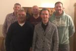 Der neue Abteilungsvorstand ( v.l.)  Ulf Gothe, Reiner Christoph, Ingo Becker, Ronny Selig, Michael Busse.