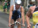 J&uuml;rgen Eisfeld brauchte 38:59 Minuten f&uuml;r die 20 Kilometer lange Radstrecke.