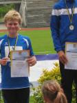 Silbermedaille f&uuml;r den Gaensefurther Leichtathleten im Speerwurf.