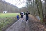 Ganz souver&auml;n lief Emily Siebert mit Papa Christian die sechs Kilometer durch das Selketal. 