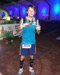 Stefan am Ziel seiner Tr&auml;ume. Diese Medaille wird einen Ehrenplatz bei ihm erhalten.