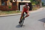 Steffen Sch&ouml;ler absolvierte die 40 km lange Radstrecke in 1:24:01 Stunden.