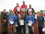 Mit 7 Podestpl&auml;tzen k&ouml;nnen die Gaensefurther  sehr zufrieden sein, wie hier Isa H&ouml;ber, Sabine B&ouml;rner und Annegret Wille. 