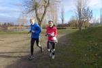 Renate Liedtke und Jana Berger lie&szlig;en sich das sportliche Angebot zum Jahreswechsel auch nicht entgehen.