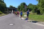 Steffen Sch&ouml;ler und Dirk Meier (v.r.) befanden  sich kurz nach dem Start im vorderen Teil des Feldes.