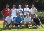 Die Gaensefurther Teilnehmer am 1. Schlossquellen-Cup v.l. Mike Pr&uuml;fer, Frank Hirschfeld, Frank M&uuml;ller, Reiner Christoph, Roberto Henschke, Manfred Rademann, Ronny Selig, Bernd Gothe, Norbert Krebs. Es fehlen Michael Friedrich und Berndt H&auml;mmerling. 