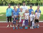 Die Medaillengewinner in ihren Altersklassen v.l. Lara Röhling, Alina Bohndorf, Michelle Otto, Robin Dietrich, Laura Otto, Pascal Richter, Lena Nowaczek, Pia Horlamus, Phoebe Schmelzer, Max Haase und Calvin Müller. Die Medaillengewinner in ihren Altersklassen v.l. Lara Röhling, Alina Bohndorf, Michelle Otto, Robin Dietrich, Laura Otto, Pascal Richter, Lena Nowaczek, Pia Horlamus, Phoebe Schmelzer, Max Haase und Calvin Müller.