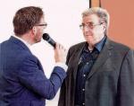 Unser Vereinsvorsitzender Lothar Maruhn mit Reporter Holger Tapper (l.) Unser Vereinsvorsitzender Lothar Maruhn mit Reporter Holger Tapper (l.)