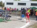 Beginn der Laufstrecke &uuml;ber 5 km f&uuml;r Sabine B&ouml;rner. 