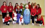 Die jungen T&auml;nzerinnen bereiten sich seit Oktober im Jugendfreizeittreff in Egeln auf ihr neues Weihnachtsprogramm vor. Mit dabei auch drei ukrainische Kinder.