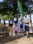 Als Siebenj&auml;hrige musste Emily bei den „gr&ouml;&szlig;eren“ mitlaufen. Trotzdem belegte sie im Gesamtklassement den dritten Platz bei den M&auml;dels und nahm einen kleinen Pokal mit nach Hause. 