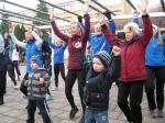 Da in Sta&szlig;furt die Gymnastikfrauen des SV Salzland den Silvesterlaufes organisieren, beginnt die Veranstaltung immer mit einer z&uuml;nftigen Erw&auml;rmung. 