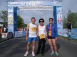 Jens-Uwe B&ouml;rner, Sabine B&ouml;rner und Isa H&ouml;ber entschieden sich f&uuml;r den Halbmarathon, der in der N&auml;he von Pirna seinen Ausgangspunkt hatte.