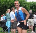 Vier Runden galt es beim Laufen in Frankfurt bei der Ironman-Europameisterschaft zu absolvieren, auf der zweiten machten sich bei J&ouml;rg Alex Kr&auml;mpfe bemerkbar.