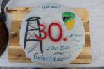 Anl&auml;sslich des 30. Geiseltalseelaufs hatte der Kuchenstand des SV Braunsbedra nat&uuml;rlich eine Jubil&auml;umstorte gezaubert.