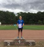 Auf seine Goldmedaille im Kugelsto&szlig; war Tom m&auml;chtig stolz.