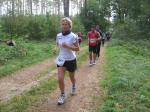 Petra Becker teilt sich ihre Kr&auml;fte f&uuml;r die 25km Strecke ein.