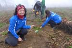 Ein Gl&uuml;cksgef&uuml;hl f&uuml;r Sabine B&ouml;rner das nicht in Worte zu fassen war. In ein paar Jahren wollen die Bode-Runners nachschauen, was aus ihren B&auml;umchen geworden ist.