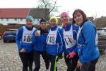 F&uuml;nf Bode-Runners, die ihre f&uuml;nf Kilometer in Aderstedt gl&uuml;cklich absolviert haben: Nancy Bothe, Sandra Homann, Christa F&uuml;mel, Verena Hildebrandt und Kathleen Mahler (v.l.).