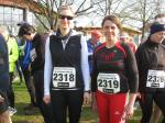 Cornelia Dietrich (l.) und Isa H&ouml;ber nahmen die 14,9 km Strecke in Angriff. Zum Schluss wurde Isa mit Platz drei belohnt.
