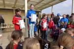 Rieke Zaschke konnte &uuml;ber die 1,2-Kilometer-Distanz ihre Alterskonkurrentinnen hinter sich lassen und freute sich &uuml;ber ihren ersten Platz.