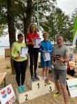 Silke Lud&szlig;uweit freut sich &uuml;ber Platz 3