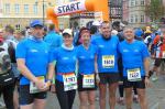 Die Bode-Runners (v.l.) J&ouml;rg Sch&auml;per, Katrin Winkler-Hindricks, Sabine B&ouml;rner, Dirk Meier und Jens-Uwe B&ouml;rner stellten sich der Herausforderung des 72,7 Kilometer langen Rennsteiglaufes. 