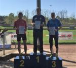 Lutz Klau&szlig; auf dem 3. Podestplatz.