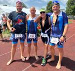 Maik Löwe, Thomas Vetter, Detlef Hofer und Marco Hofer (v.l.) hatten viel Spaß in Wanzleben. Maik Löwe, Thomas Vetter, Detlef Hofer und Marco Hofer (v.l.) hatten viel Spaß in Wanzleben.