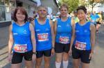 Die Gaensefurther Abordnung (v.l.) Sylvia K&ouml;hn, Jens-Uwe B&ouml;rner, Renate Liedtke und Sabine B&ouml;rner beim 13. Lehrter Abend-City-Lauf.