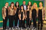 Die Mädchen aus Egeln tanzten zwischen den Modeschauen in den Rathauspassagen in Halberstadt.