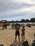 Zu den 70 Teilnehmern, die am Heidesee in Halle beim 1. SwimRun starteten, gehörten auch Annegret Wille und Olaf Moch von unserem Verein. 