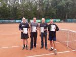 Die Platzierten vom Schleifchenturnier v.l. Ingo Becker (3.), Ulf Gothe (4.), Achim Engel (2.), H.-Georg Schneider (1.)