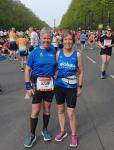 Christa Fümel vom Berliner Halbmarathon: Wir sind gesund ins Ziel gekommen und es geht uns wieder gut.