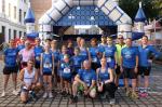 Die teilnehmenden Bode-Runners der Gaensefurther Sportbewegung beim 3. Lauf der Bildung in Aschersleben.