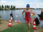 Martin Wille hatte 400 m zu schwimmen, 10 km Rad zu fahren und 2,5 km zu laufen.