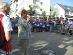 Die Oberbürgermeisterin der Stadt Lehrte begrüßte vor Beginn der Veranstaltung auch die Delegation aus Staßfurt.