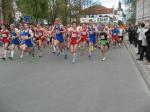 Nach dem Start der Landesmeisterschaft über 10 km.