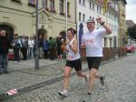 Sabine Börner und Lutz Klauß absolvierten die Halbmarathon-Distanz.