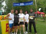 Nach fünfjähriger Pause starten die Bode-Runners wieder in Grieben. v.l. Jens-Uwe Börner, Sabine Börner, Renate Liedtke, Daniela Hellstern und ihr Bekannter Tobias Kauczor.