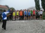Start zum 16. Calbenser Bollenlauf mit 11 Bode-Runners und Triathleten.