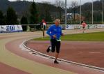 Auf der ersten Runde über 14,3 Kilometer schenkte sich Jens-Uwe Börner nichts. Eine zweite ruhigere Runde lief er freiwillig im Rahmen seines Marathon-Trainingsplanes.