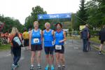 Nur die Gaensefurther v.l. Renate Liedtke, Jens-Uwe Börner und Sabine Börner wollten im schönen Harz beim Bodfeldlauf an den Start gehen.