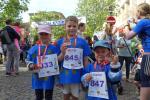 Beim Kalinchen-Lauf bewiesen neben Ben, Moritz und Daniel (v.l.) 54 Teilnehmer schon im jungen Alter große Begeisterung für den Laufsport.