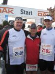 Die drei Starter des Halbmarathons v.l. Lutz Klauß, Petra Becker und Florian Börner.