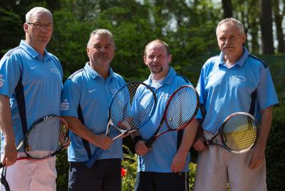 Mannschaft Herren 50 v.l.Manfred Rademann, Reiner Christoph, Andreas Trensinger, Achim Engel