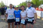 Die Gaensefurther Teilnehmer auf der Marathon-Strecke v.l. Dirk Meier, Katrin Winkler-Hindricks, Sabine B&ouml;rner, J&ouml;rg Sch&auml;per. 