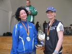 Gleich zwei Podestpl&auml;tze in Altersklasse W40 gab es f&uuml;r die Gaensefurther Sportbewegung durch Sabine B&ouml;rner (l.) und Petra Becker (r.).