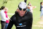 Nach einer Zeit von 15,34 Minuten f&uuml;r 750m Schwimmen und einigen blauen Flecken verlie&szlig; Toralf Schmidtschneider das nasse Element.